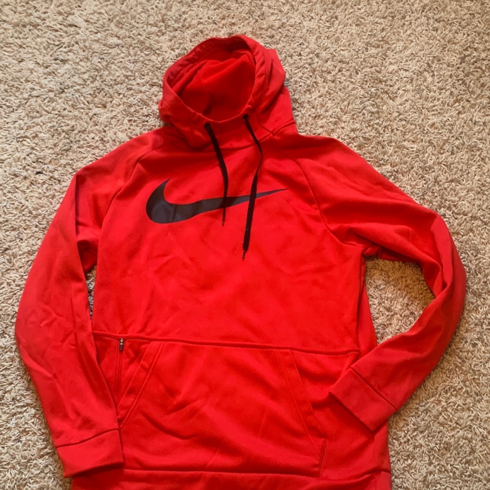 Nike Men's Bright Red Pullover Sweater